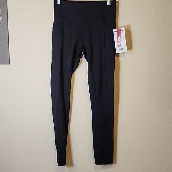 MONDETTA Womens XS "Training" Side Pocket Active‎ Capri Leggings NWT - Picture 1 of 10